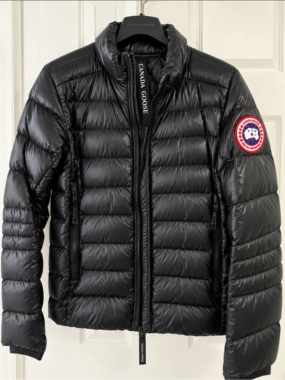 Canada Goose Black Lightweight Quilted Puffer Jacket